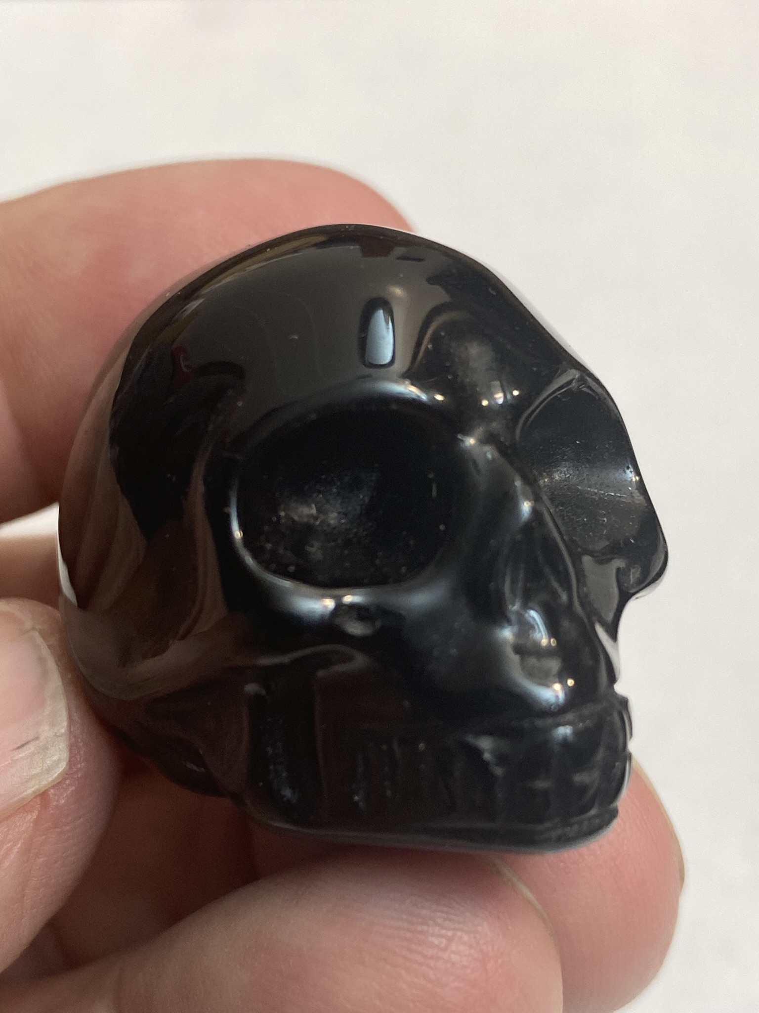 Black Onyx skull