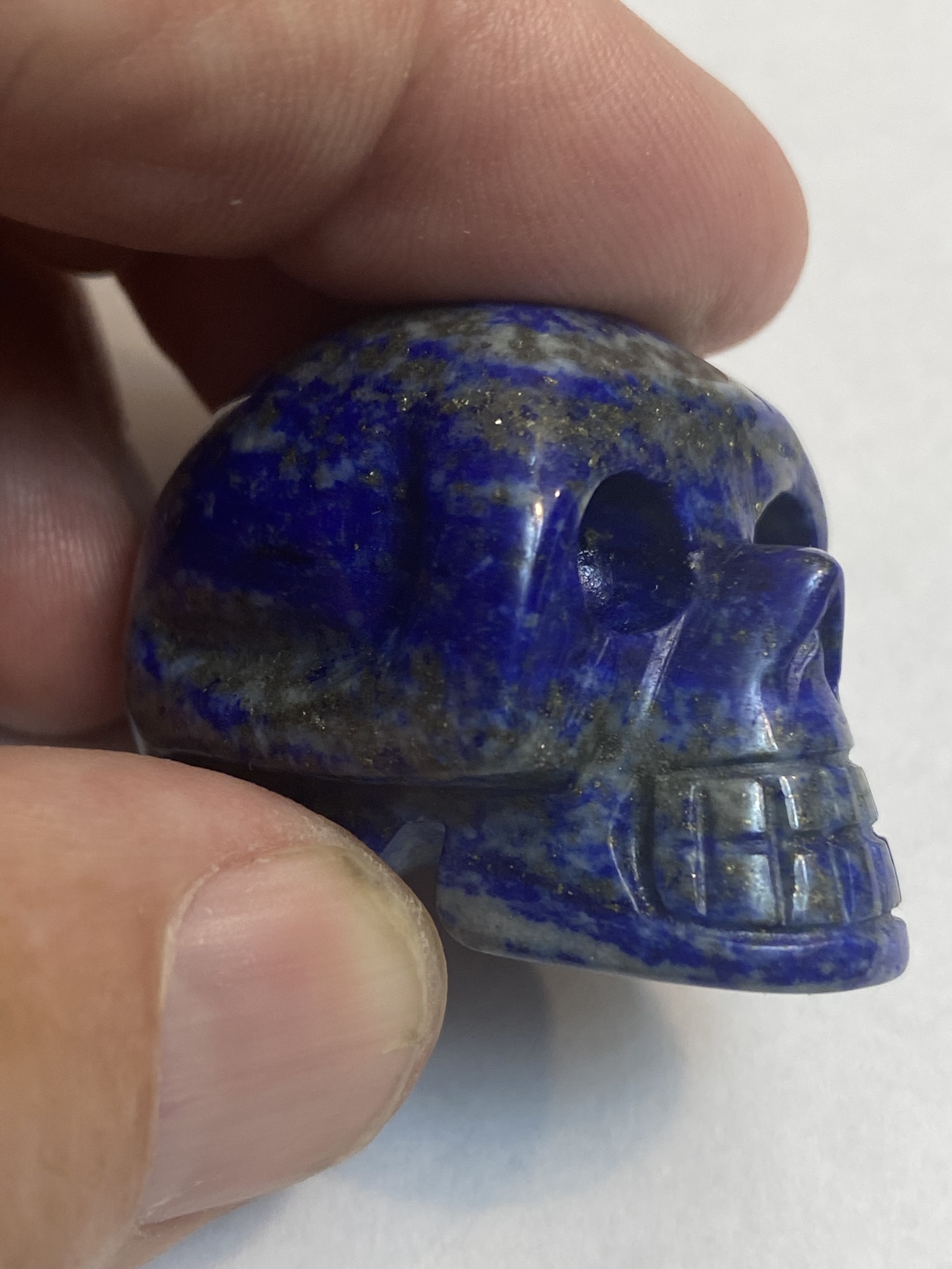 Lapis Lazuli skull