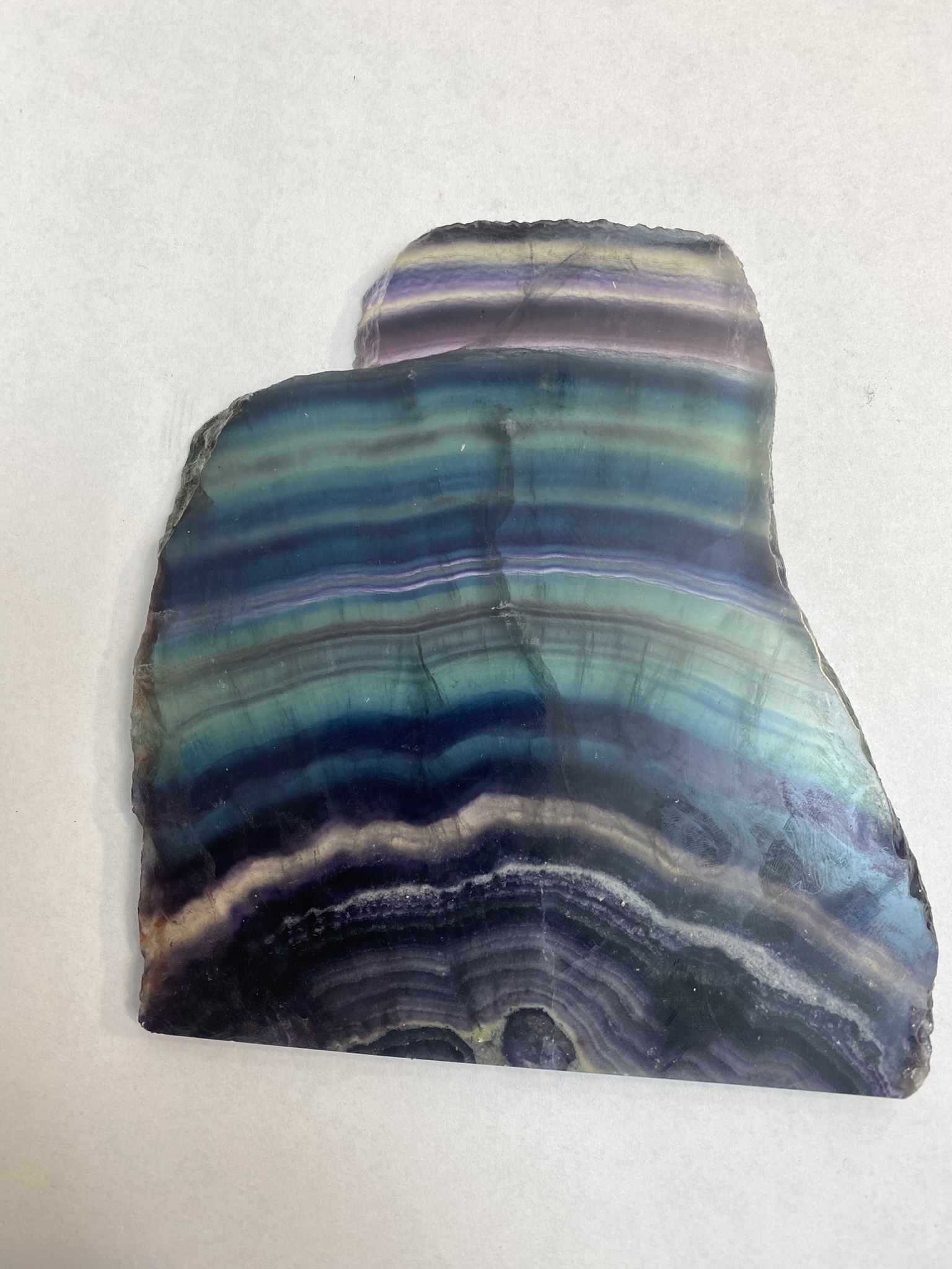 Rainbow Fluorite slab