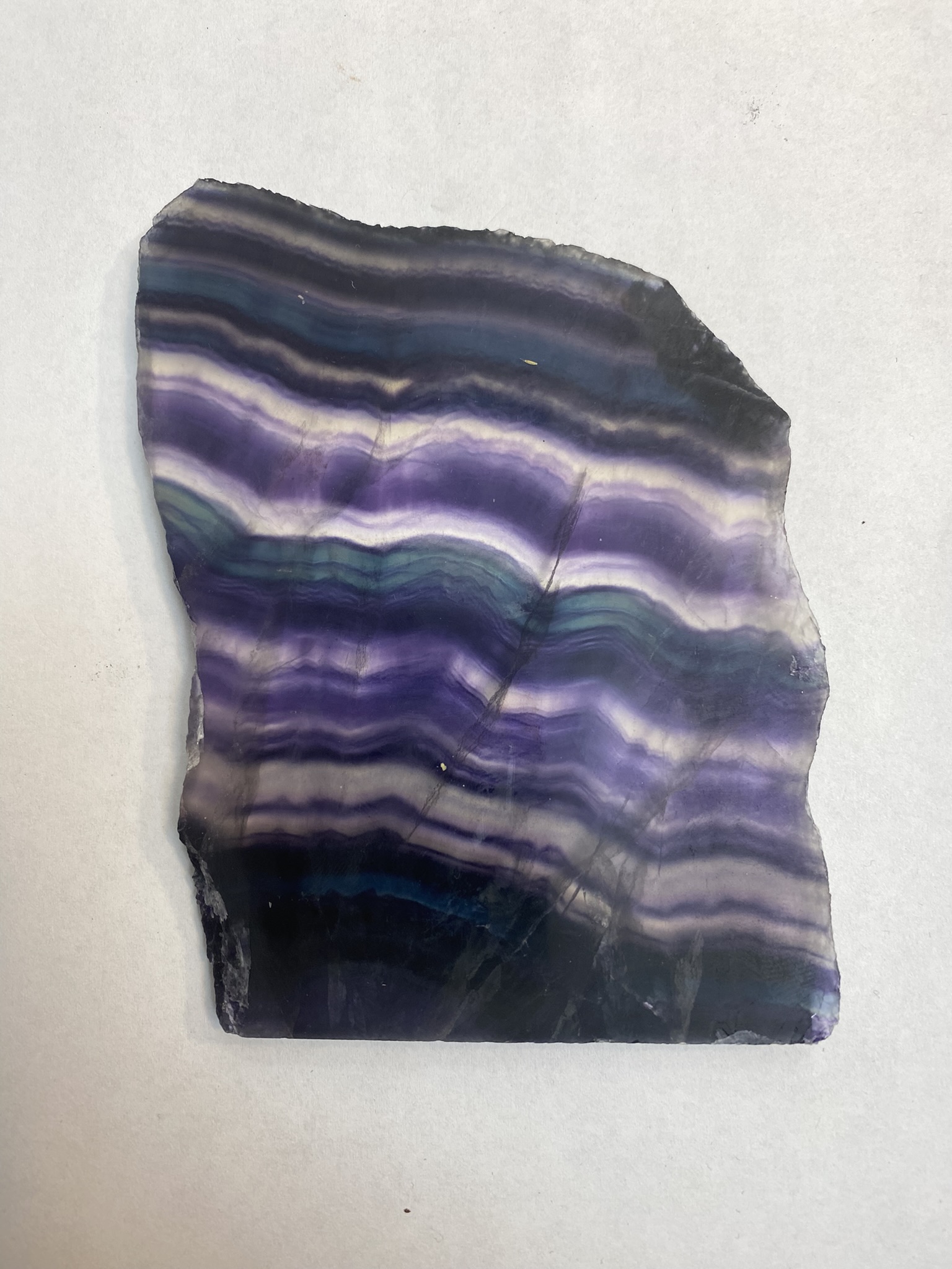 Rainbow Fluorite slab