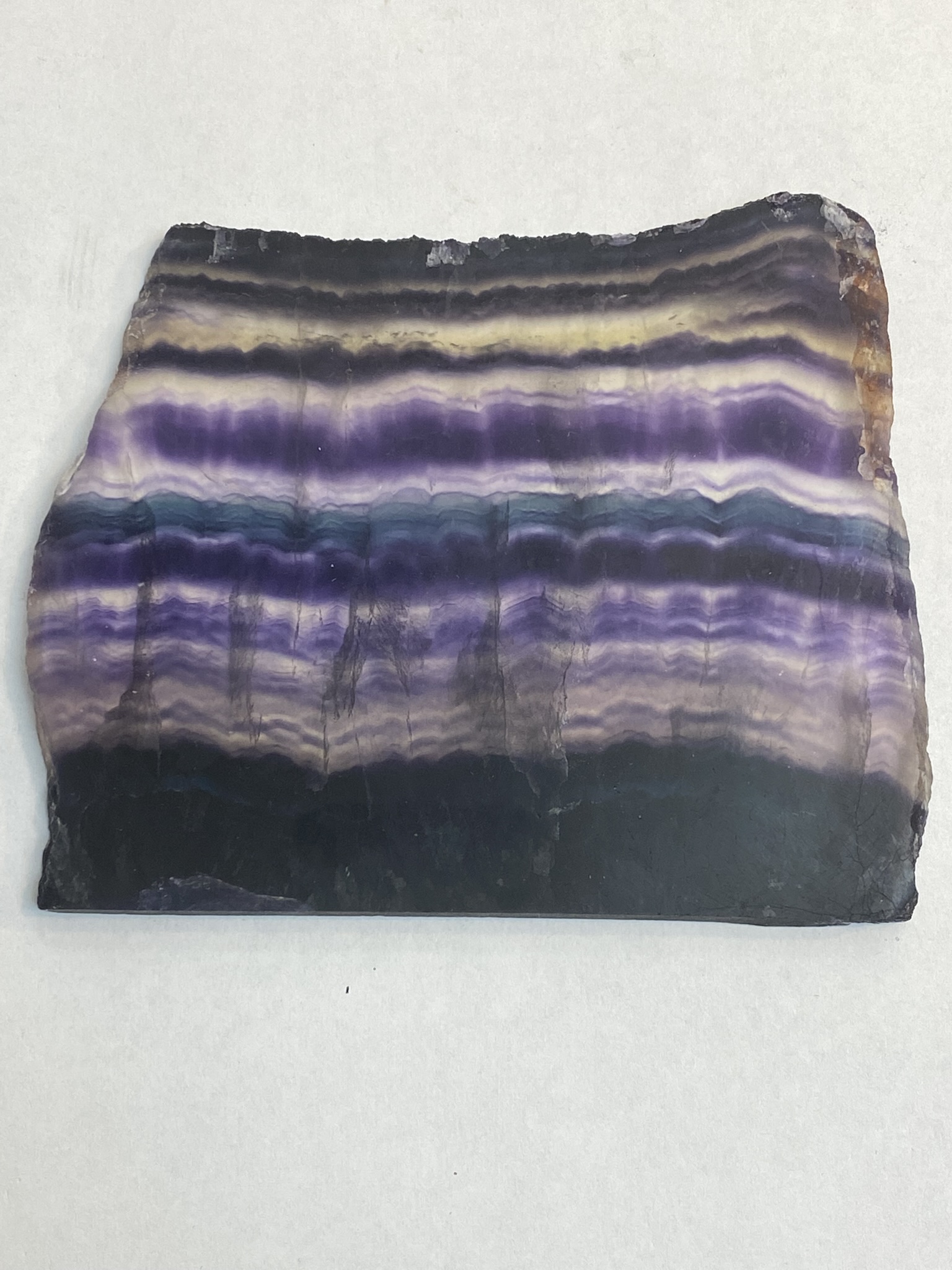 Rainbow Fluorite slab