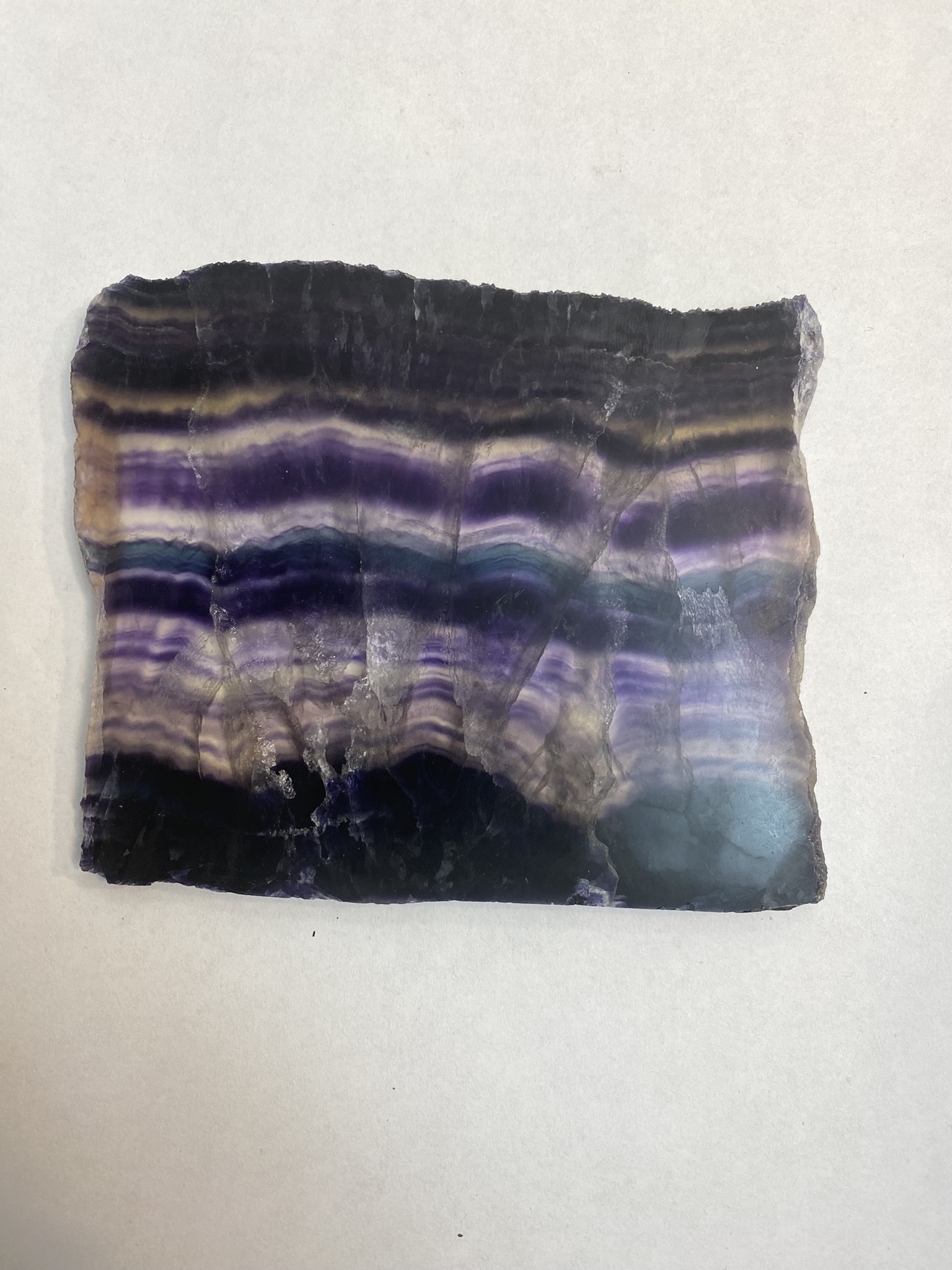 Rainbow Fluorite slab