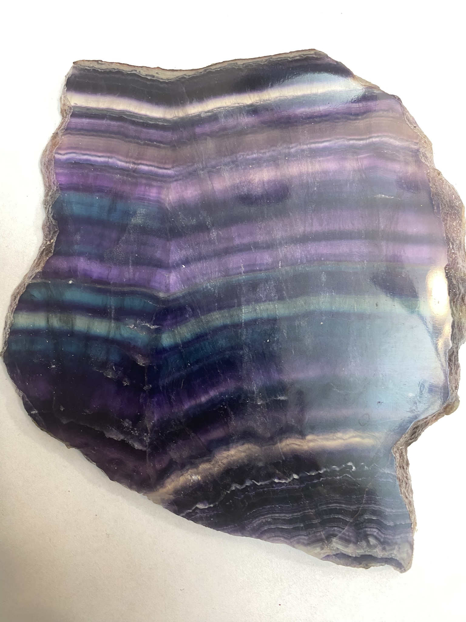 Rainbow Fluorite slab