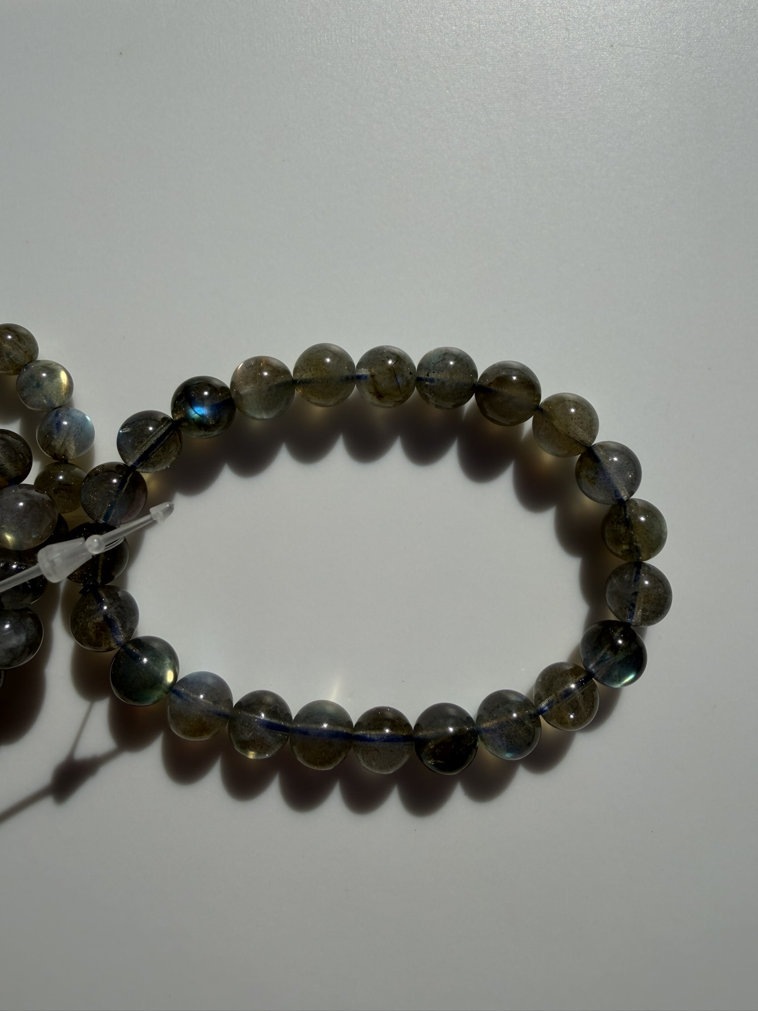 White Labradorite Bracelet
