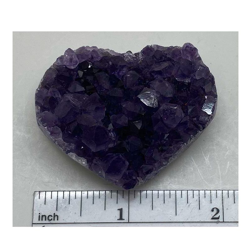 Amethyst Crystal Heart