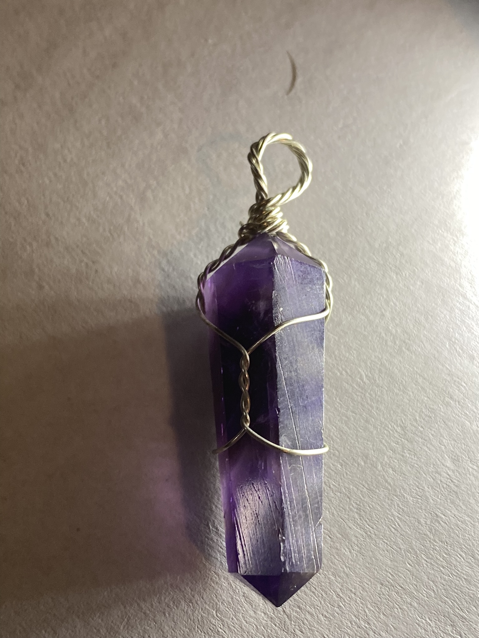 Amethyst pendant