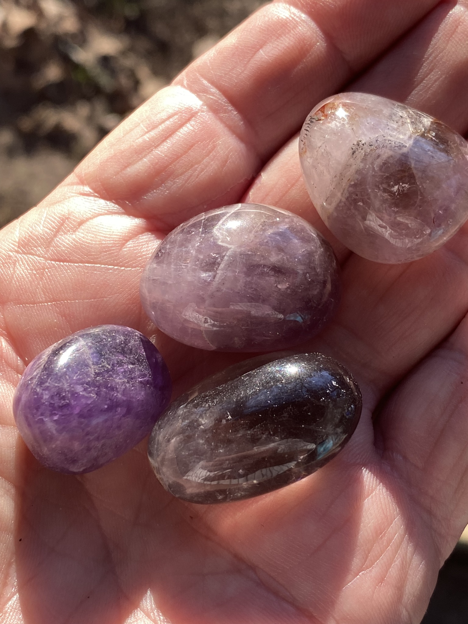 Amethyst polished stone