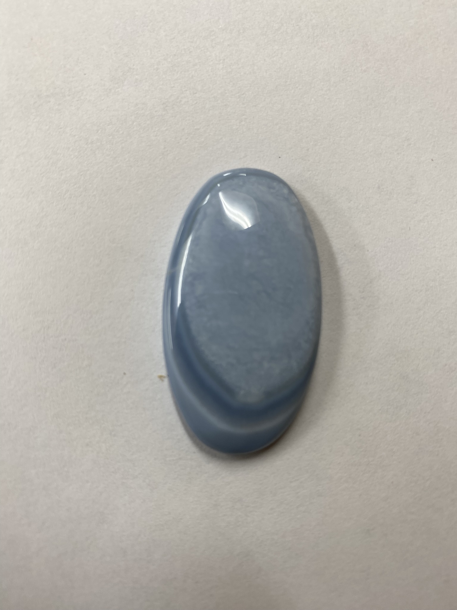 Angelite oval cabochon