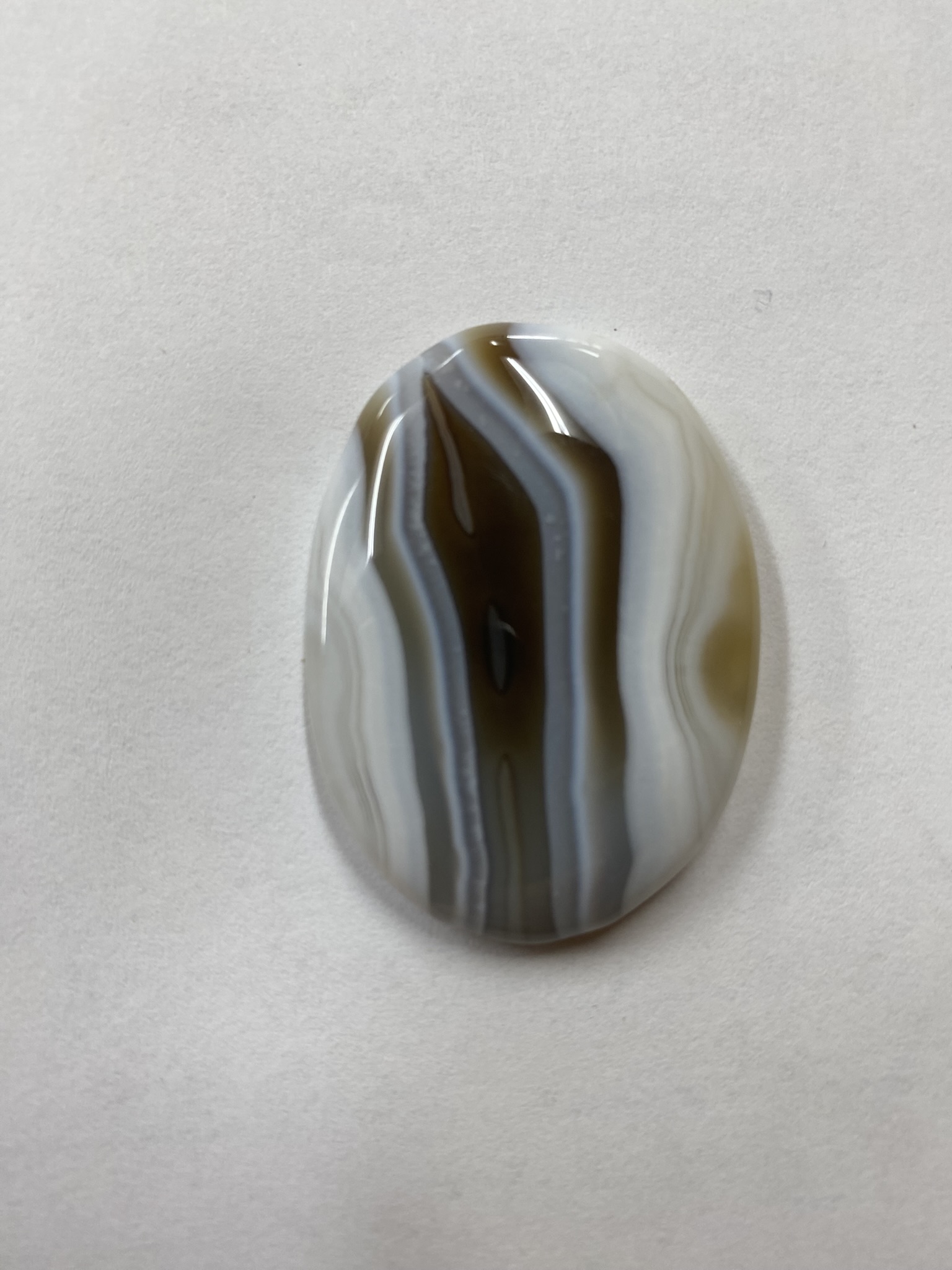 Botswana Agate oval cabochon