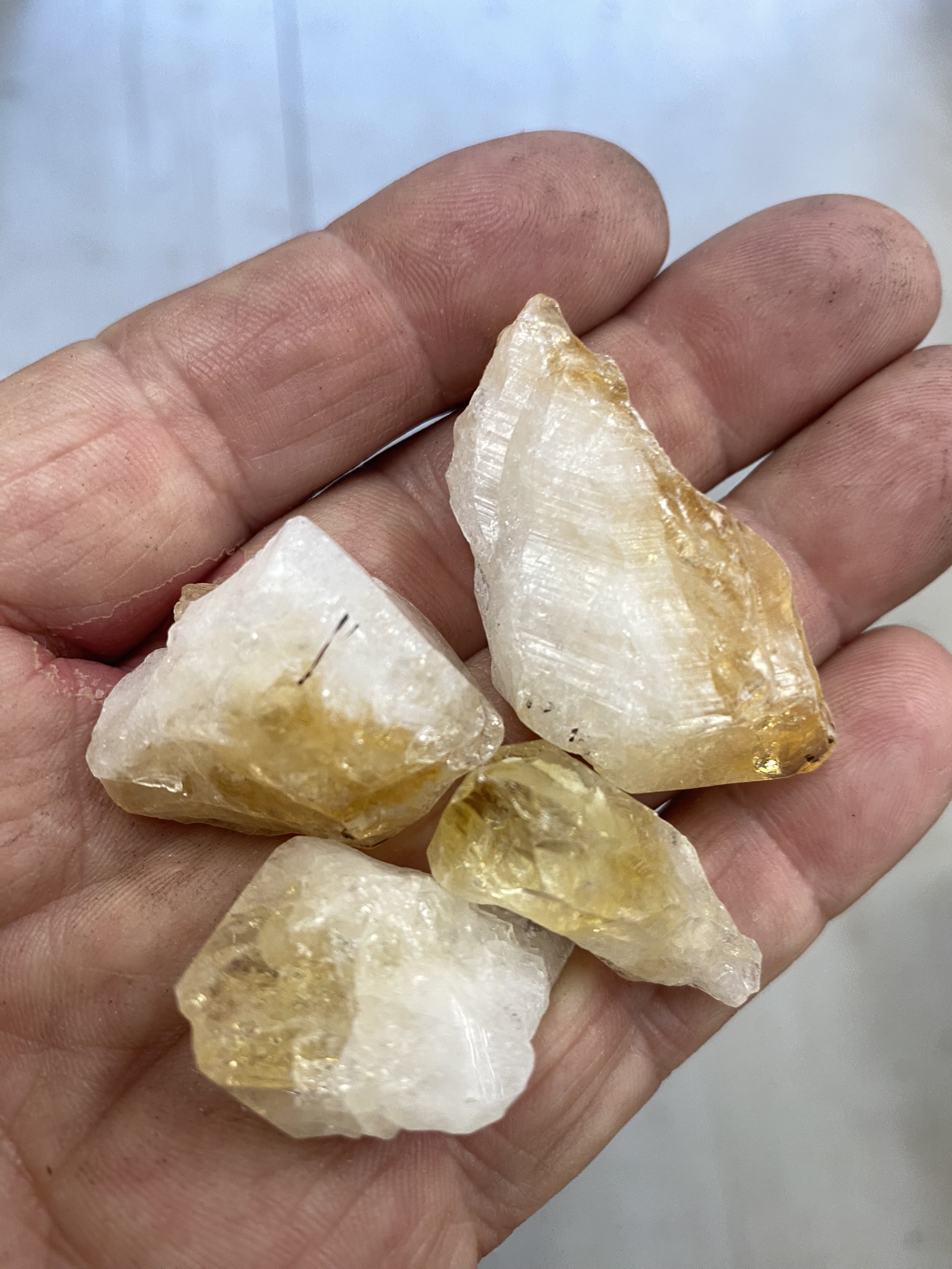 Citrine points