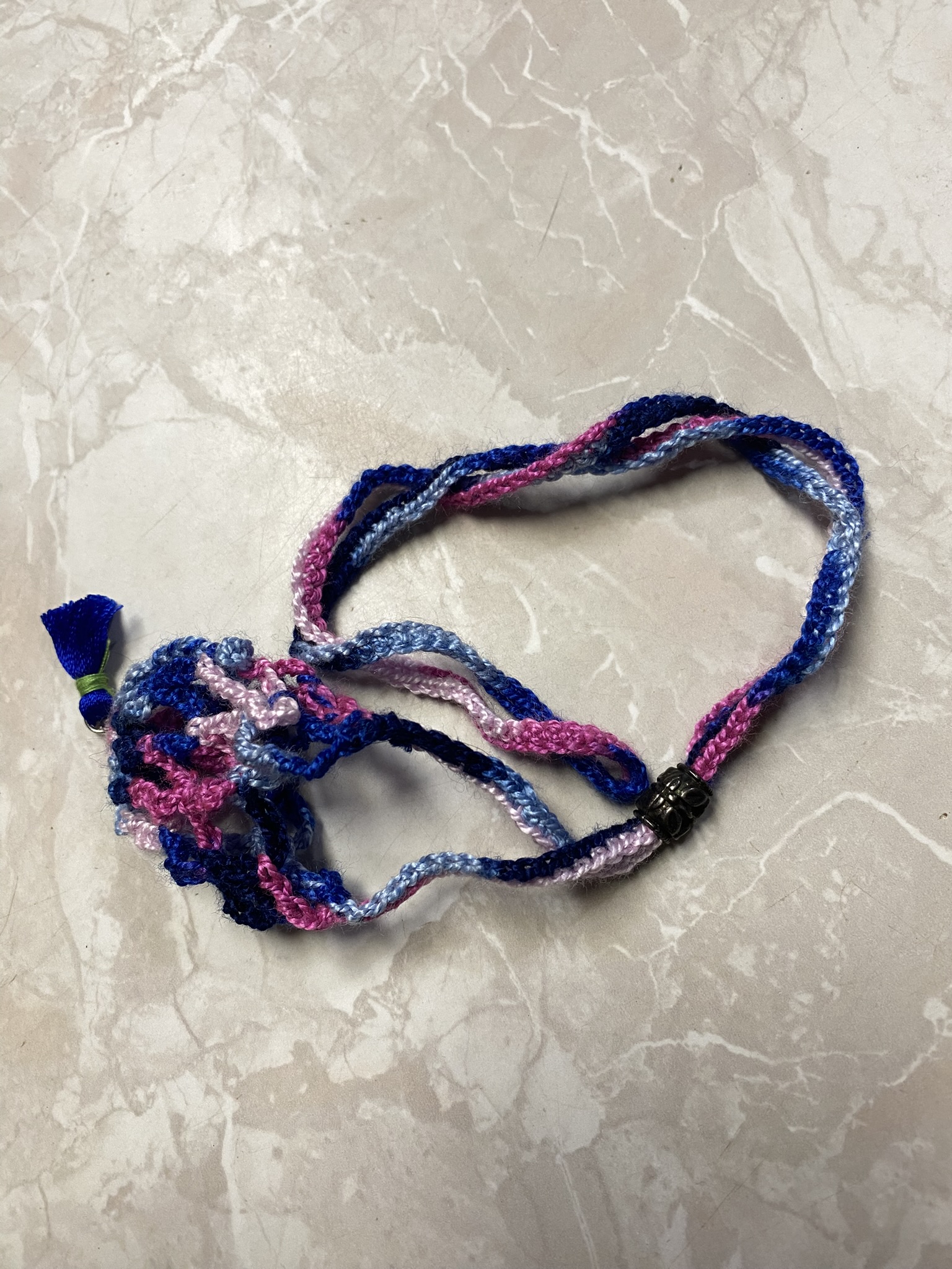 crystal charm necklace 