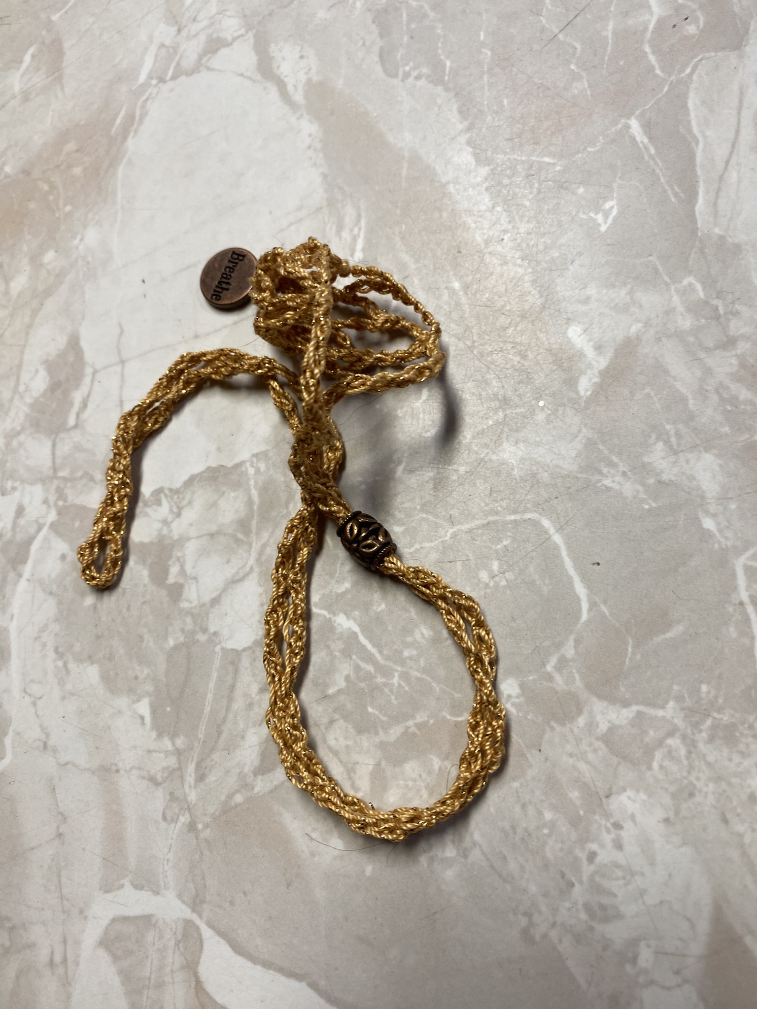 crystal charm necklace 