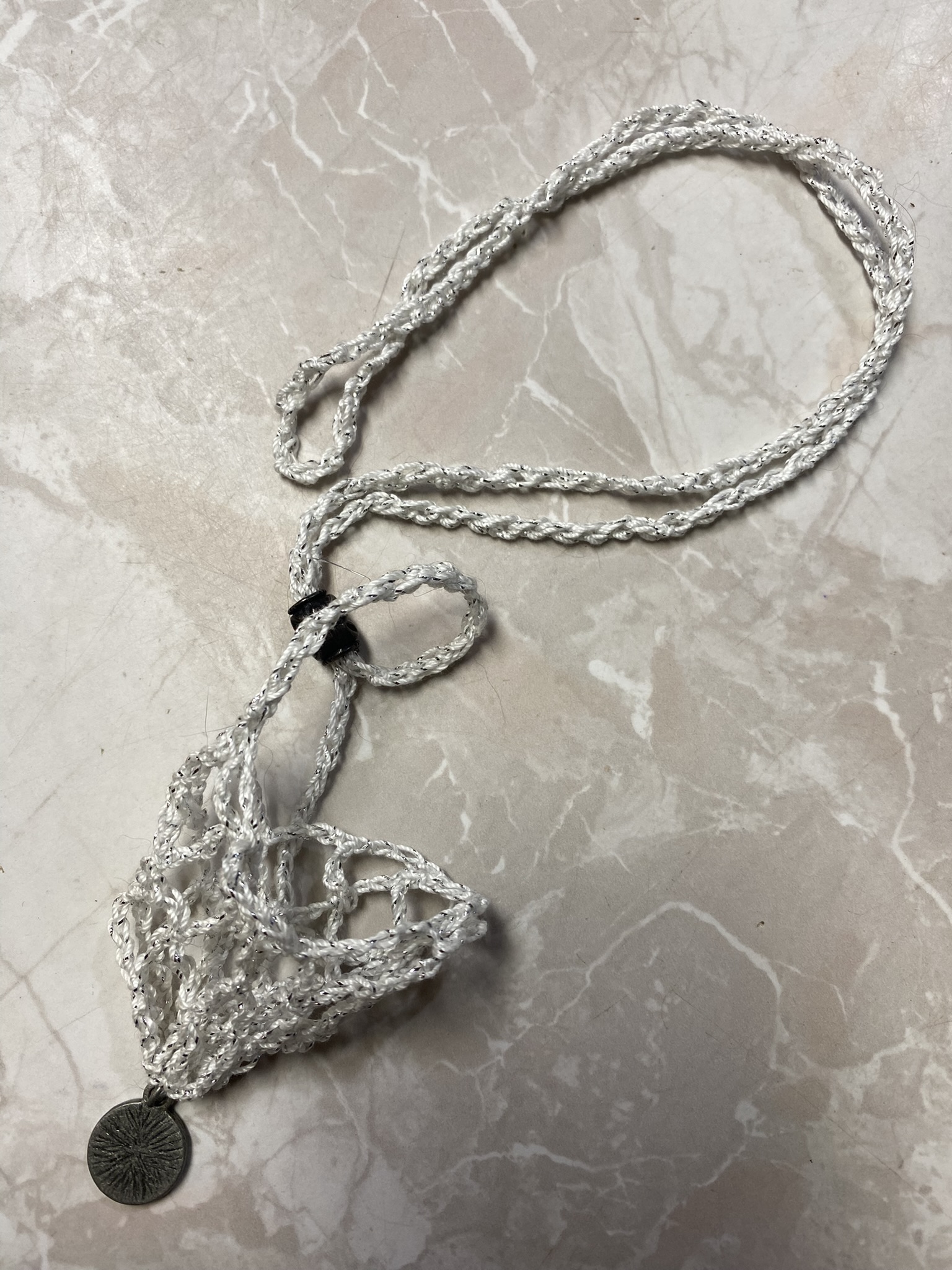 crystal charm necklace 