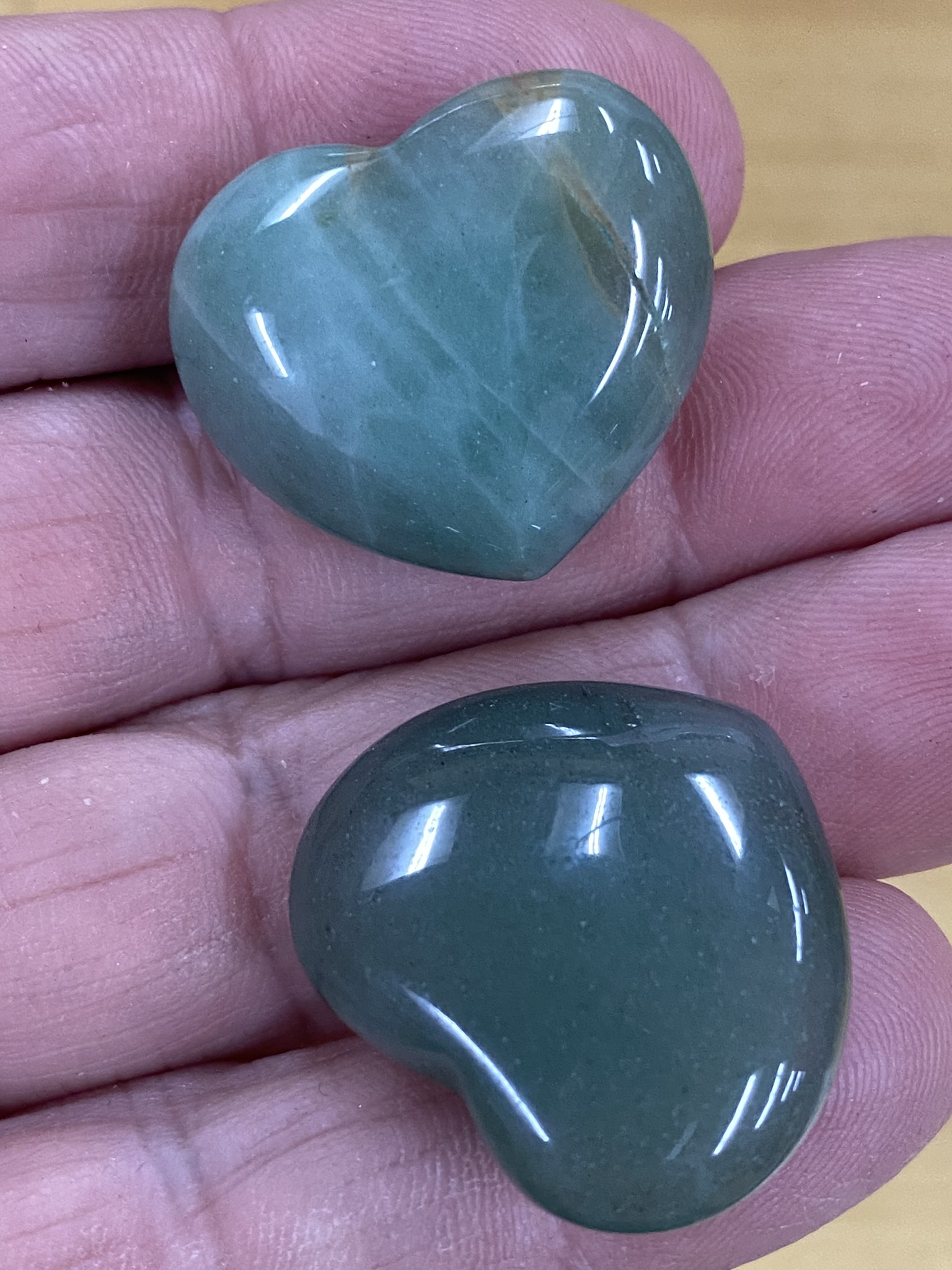 Green Aventurine Heart
