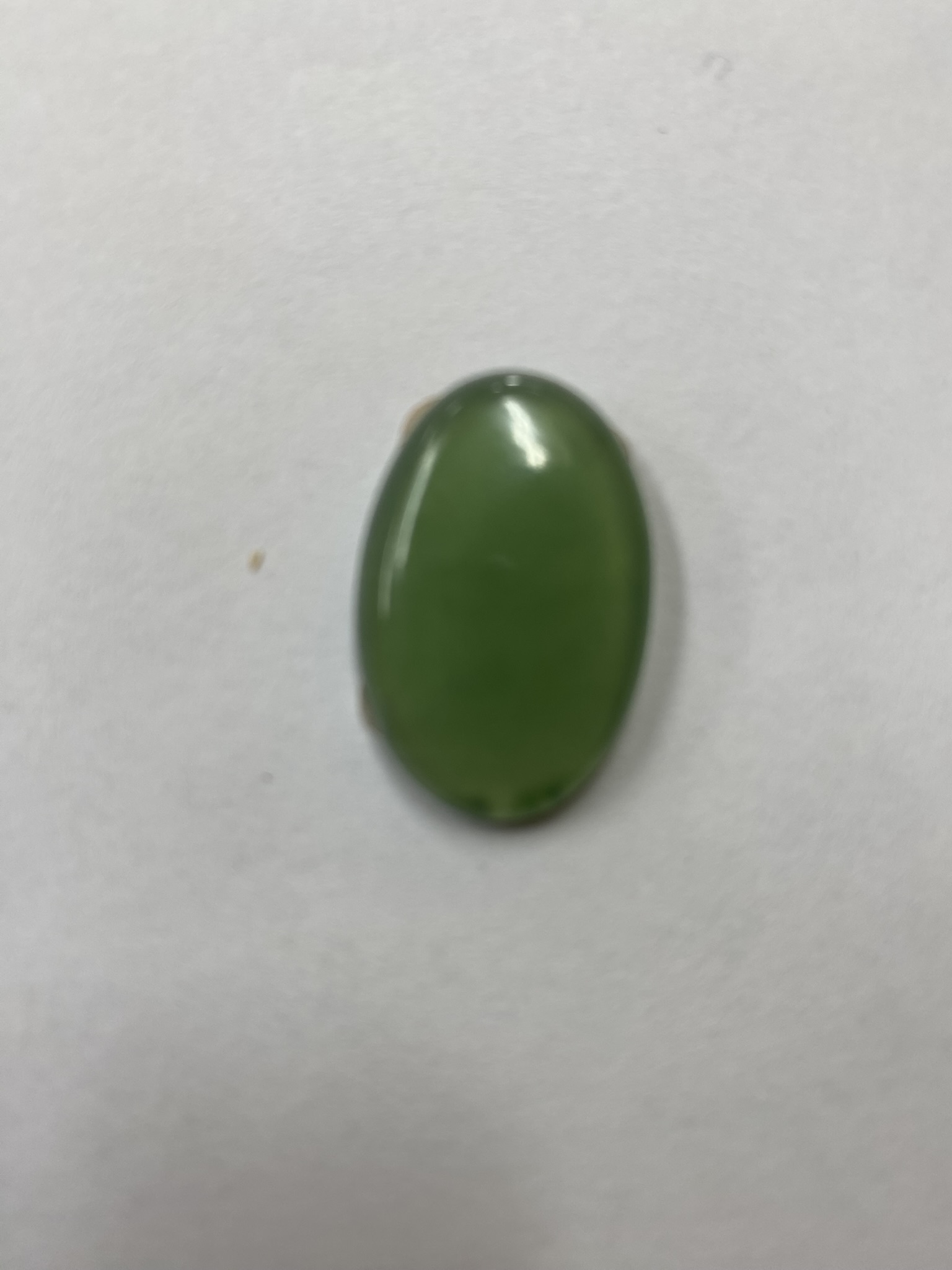 Jade oval cabochon