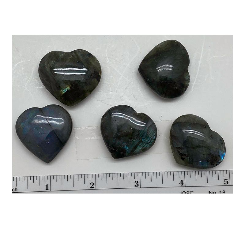 Labradorite Hearts