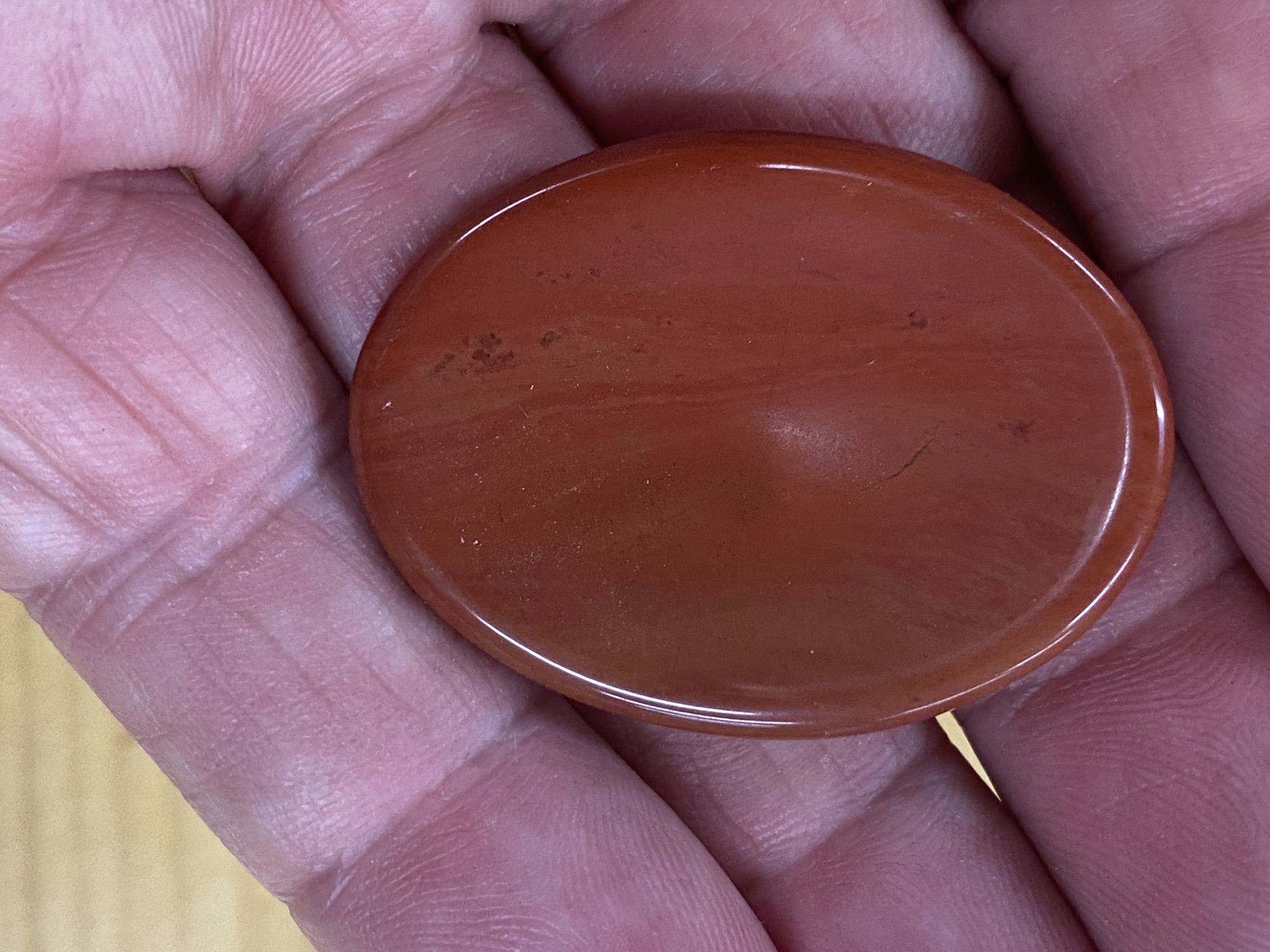 Red Jasper Worry Stone