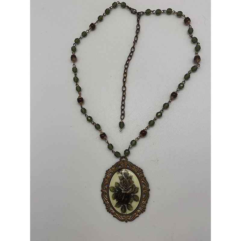 Rose Cameo necklace
