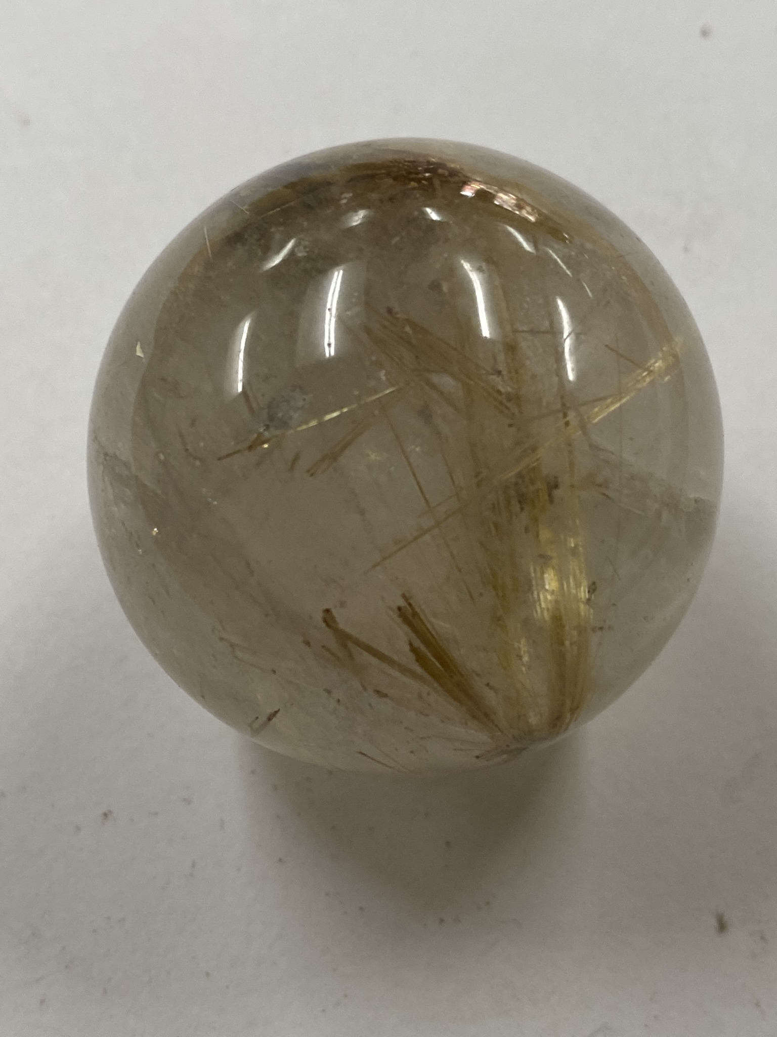 Rutilated Quartz Sphere