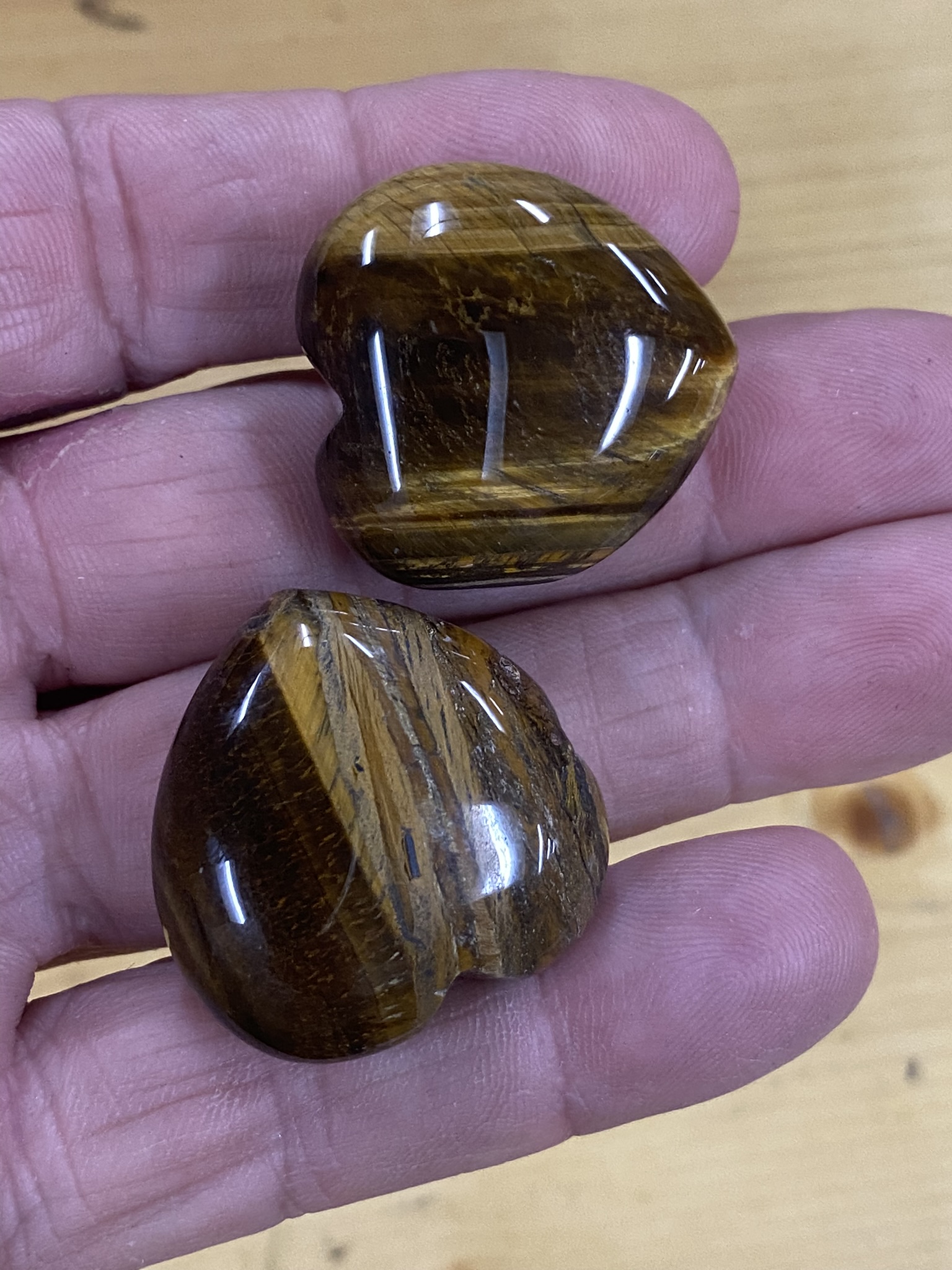 Tiger Eye Heart